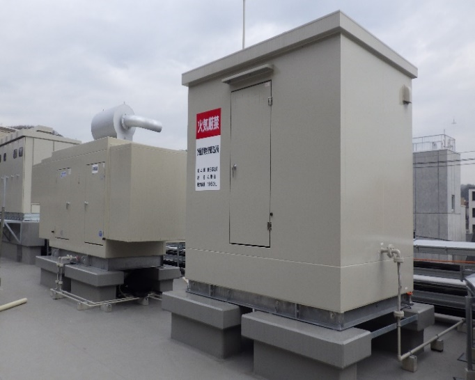 発電設備搬入据付及び燃料配管工事