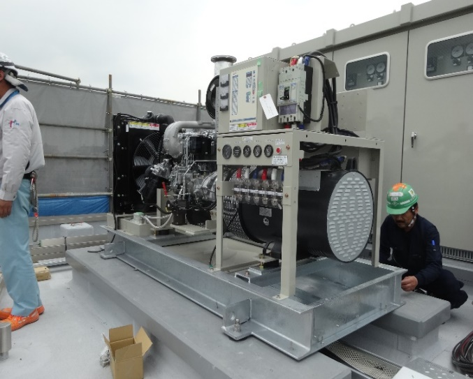 受変電設備及び発電設備分解搬入据付工事