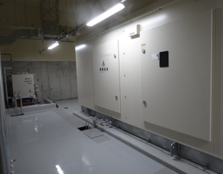 発電設備搬入据付工事